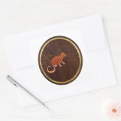 De Rat 2009 Vierkante Sticker (Envelop)