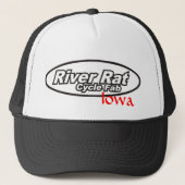 De Rat Cycle Fab Iowa Trucker Hat Trucker Pet (Voorkant)