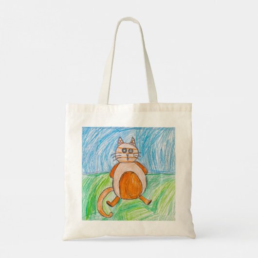 De RAT in het PET Canvas tas met Cat (Achterkant)