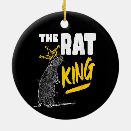 De Rat King Nutkraker Ballet Dance Animal Mouse Keramisch Ornament (Achterkant)