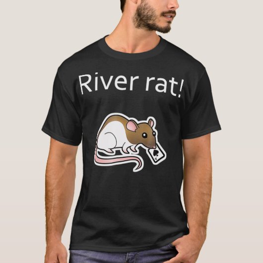 De rat Poker  T-shirt (Voorkant)