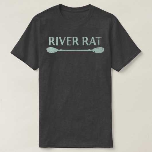 De Rat Shirt Kayaking en Canoeing Shirt Outdoo (Design voorkant)