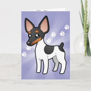 De Rat Terrier van de cartoon/de Fox-terrier van Kaart