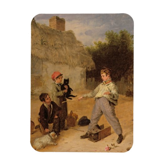 De Rat Trap (olie op het paneel) Magneet (Verticaal)