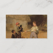 De Rat Trap (olie op het paneel) Visitekaartje (Achterkant)