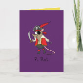 De Rat van pi - het Grappige Wenskaart van de Kaart (Voorkant)