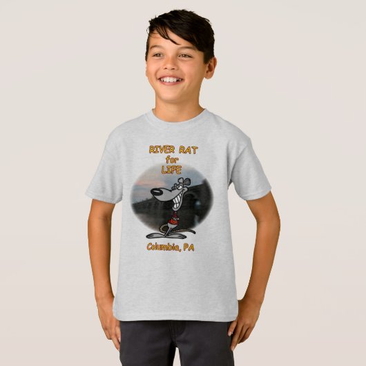 De Rat voor het T-shirt van Life Boy (Voorkant volledig)