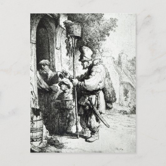De Ratcatcher, 1632 Briefkaart (Voorkant)