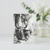 De Ratcatcher, 1632 Briefkaart (Staand voorkant)