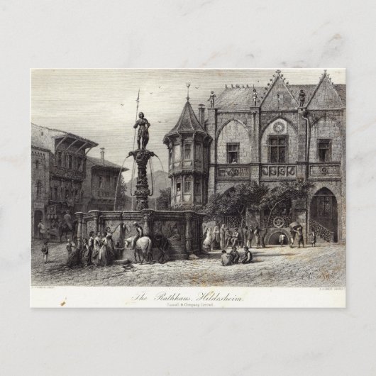 De Rathhaus, Hildesheim Briefkaart (Voorkant)
