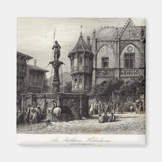 De Rathhaus, Hildesheim Magneet (Voorkant)