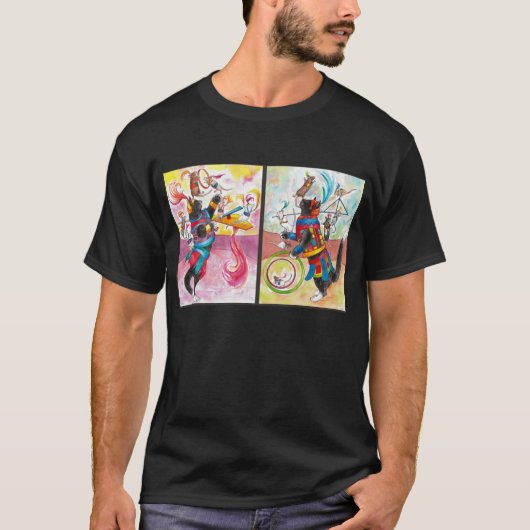 De rattenkat circus t-shirt (Voorkant)