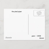 de rattenvanger van Hamelen Briefkaart (Achterkant)