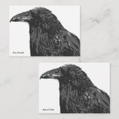 De Raven Bladwijzer Notitiekaartje (Voorkant / Achterkant)