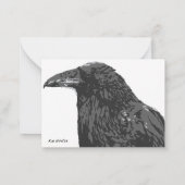De Raven Bladwijzer Notitiekaartje (Achterkant)