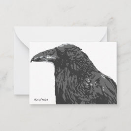 De Raven Bladwijzer Notitiekaartje