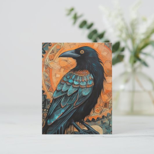 De Raven Briefkaart (Staand voorkant)