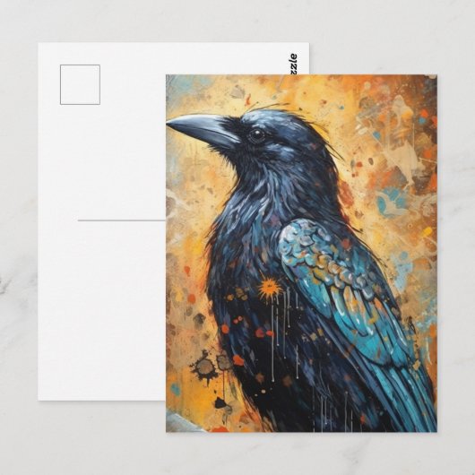 De Raven Briefkaart (Voorkant / Achterkant)