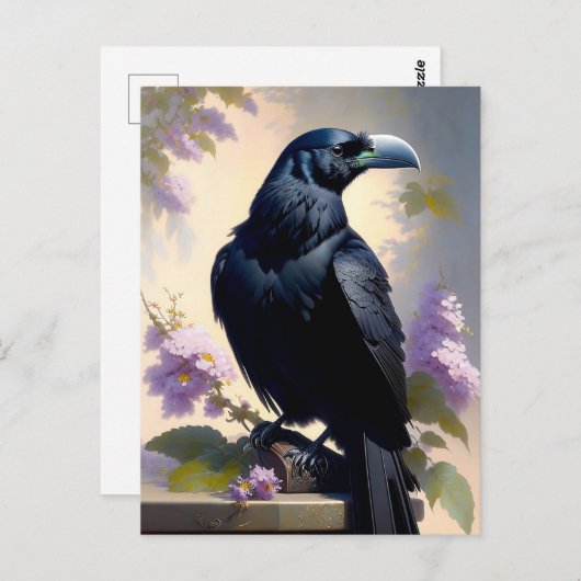 de raven briefkaart (Voorkant / Achterkant)