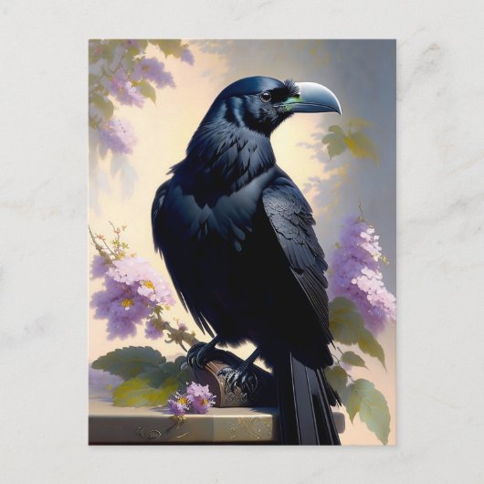 de raven briefkaart (Voorkant)