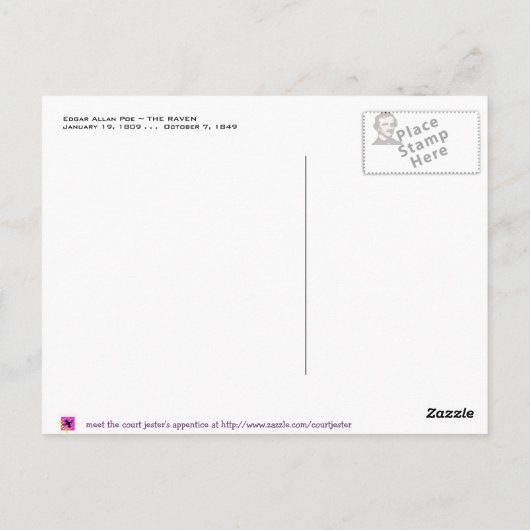 De Raven Briefkaart (Achterkant)