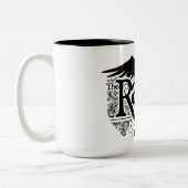 De Raven Edgar Allan Poe Coffee-Mok Tweekleurige Koffiemok (Links)