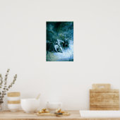 De Raven Edgar Allan Poe Poster (Keuken)