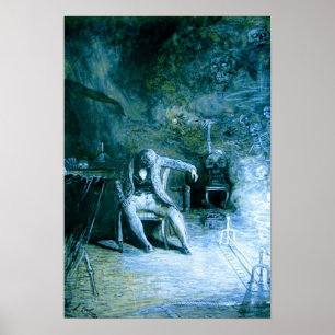 De Raven Edgar Allan Poe Poster