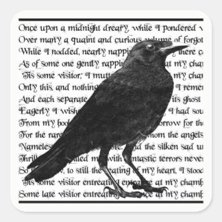 De Raven Edgar Allan Poe Stickers