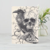 De Raven en Skull's Eve Kaart (Staand voorkant)