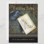 De Raven Gothic Style Uitnodiging (Voorkant)