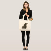De Raven Grote Tote Bag (Voorkant (model))