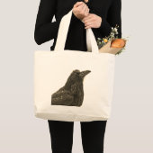 De Raven Grote Tote Bag (Voorkant (product))