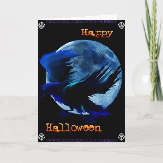 De Raven Halloween kaarten (Voorkant)