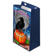 De Raven Happy Halloween Gift Bag Klein Cadeauzakje (Voorkant Gekanteld)