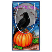 De Raven Happy Halloween Gift Bag Klein Cadeauzakje (Voorkant)