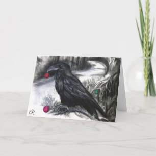 De Raven hebben zich voor het seizoen uitgekleed Feestdagen Kaart