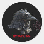 "De Raven Heer" Sticker (Voorkant)
