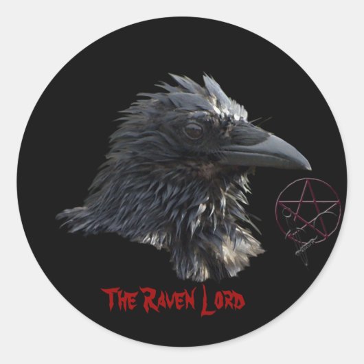 "De Raven Heer" Sticker (Voorkant)
