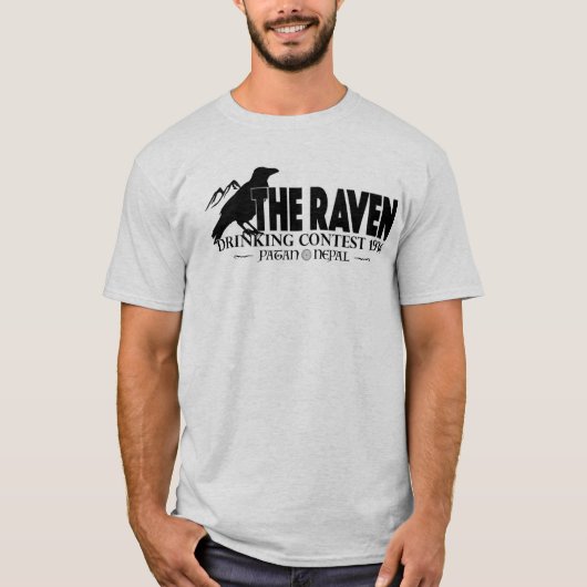 De Raven Indiana Jones inspireerde Mannen lichtT-s T-shirt (Voorkant)