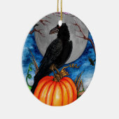 De Raven Keramisch Ornament (Rechts)