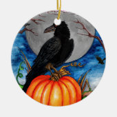 De Raven Keramisch Ornament (Voorkant)