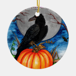 De Raven Keramisch Ornament