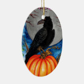 De Raven Keramisch Ornament (Rechts)