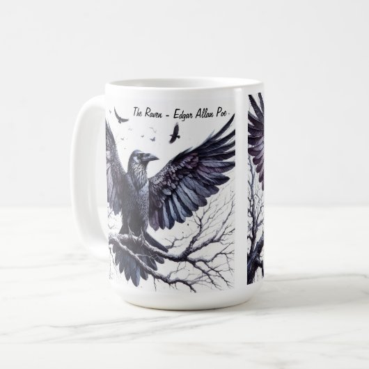 De Raven Koffiemok (Voorkant links)