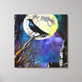 De Raven, Nevermore Canvas Afdruk (Voorkant)