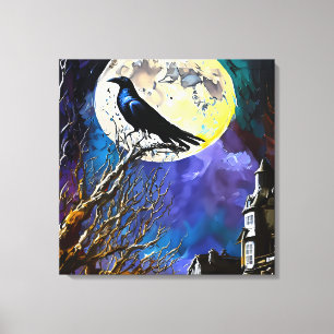 De Raven, Nevermore Canvas Afdruk