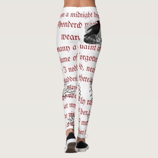 De Raven  Poem-Leggings Leggings (Achterkant)