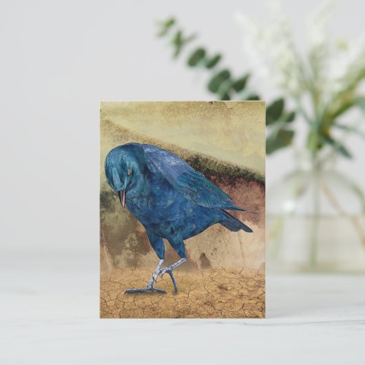 De Raven roept me! Briefkaart (Staand voorkant)