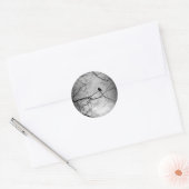 De Raven Ronde Sticker (Envelop)